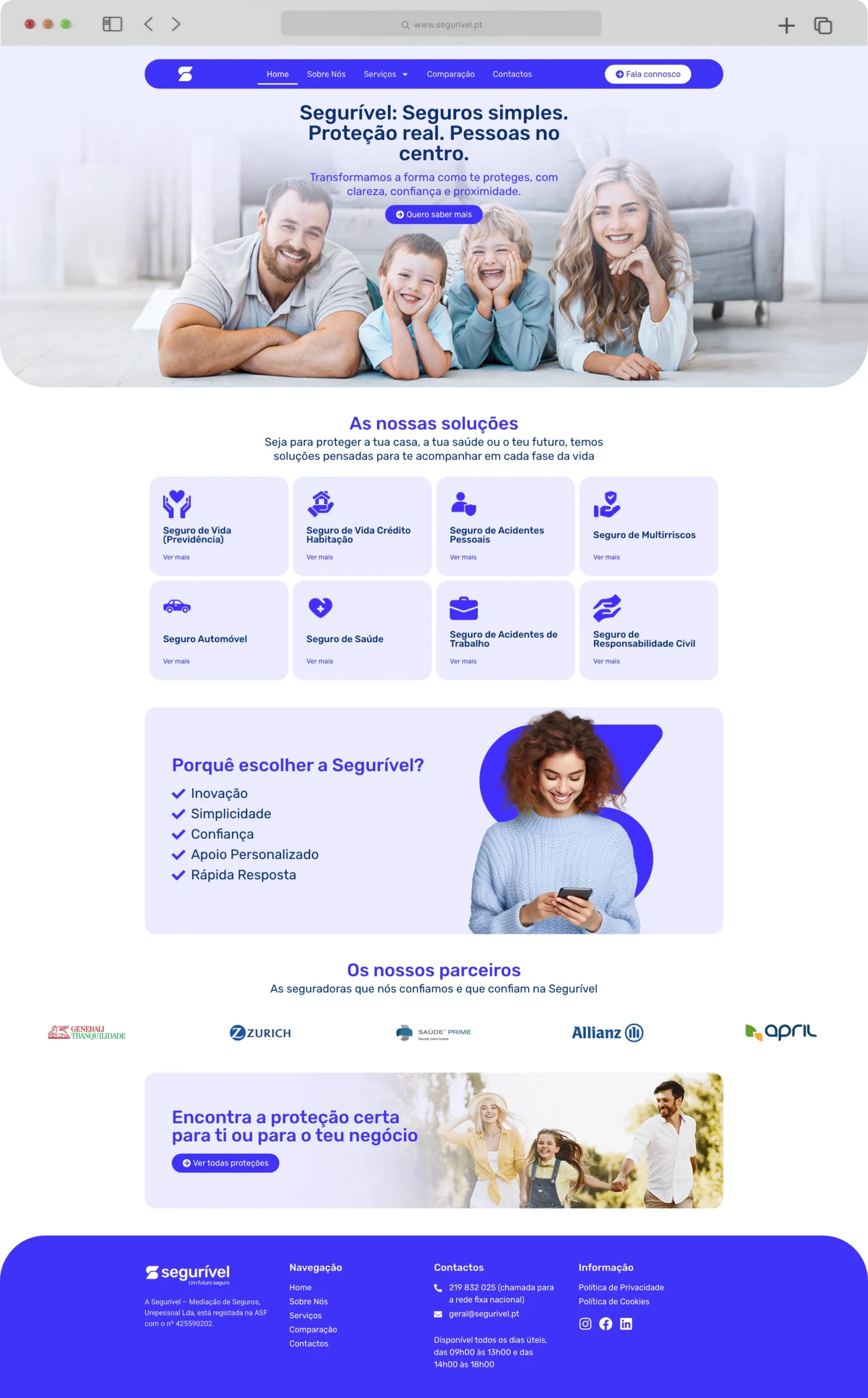ByourChange - Segurível - Página Completa